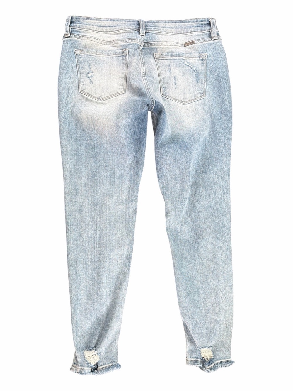 KanCan |Size 13/30 |Distressed |Light Wash Jeans |Frayed Hem - Picture 3 of 12